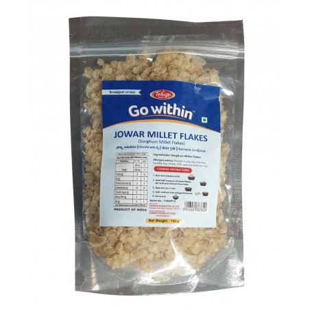 Soghurm Millet Flakes - Jowar Millet Flakes - Jowar Poha - 140 gm